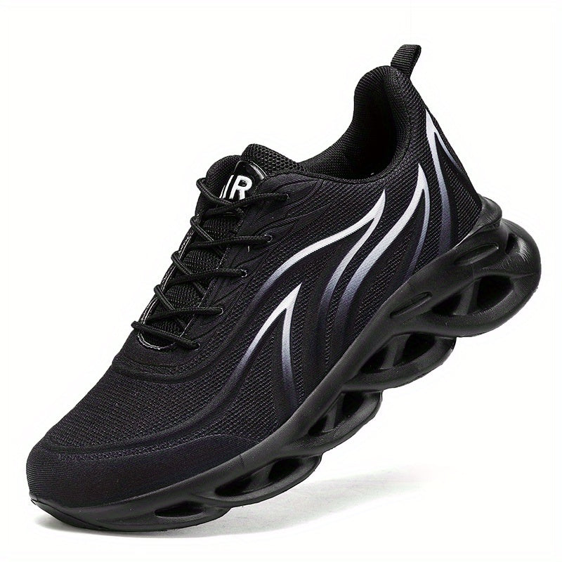 Men's Lace-up Blade Sneakers - Athletic Shoes - Lightweight And Breathable - Running Basketball Workout Gym