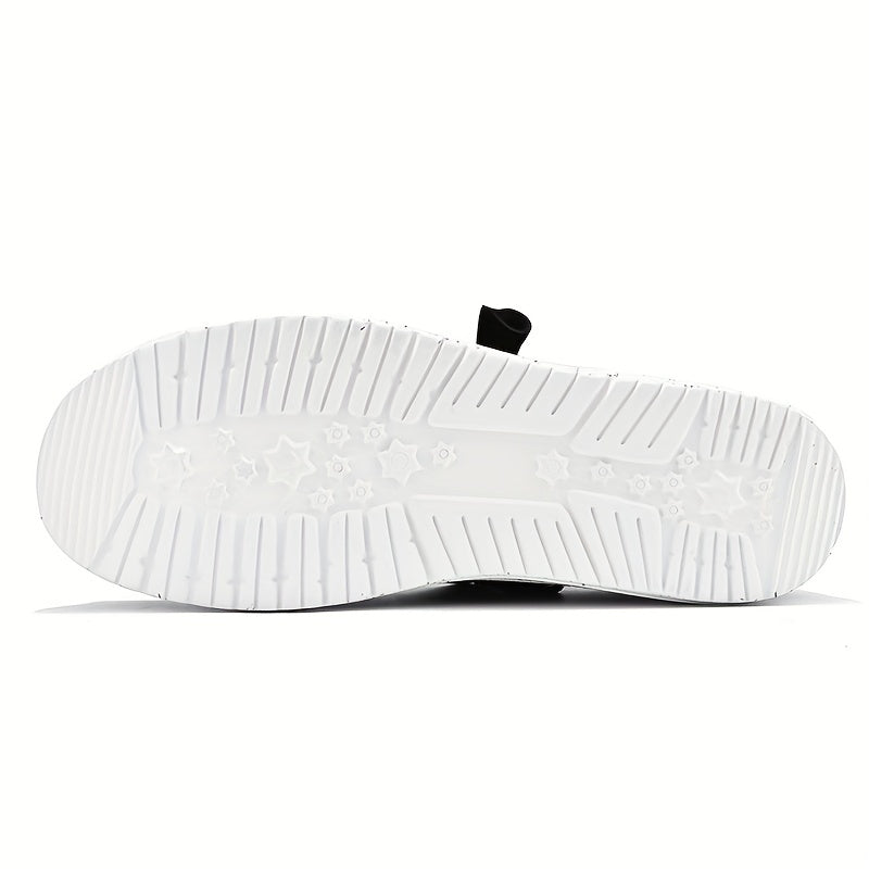 Men's Loafer Shoes With Decorative Shoelaces, Comfy Non-slip Slip On Breathable Shoes Sneakers, Spring And Summer